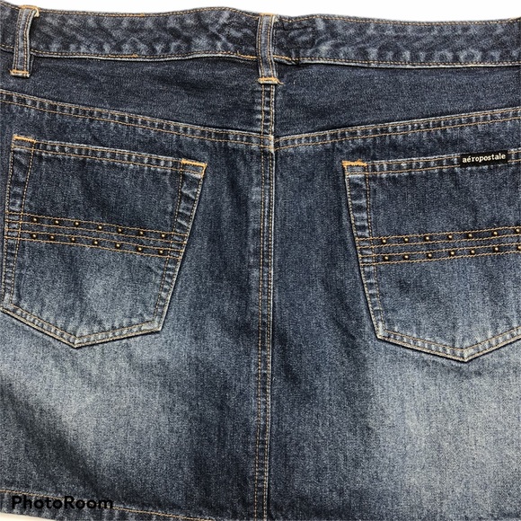 Aeropostale Denim Mini Skirt - Picture 7 of 8